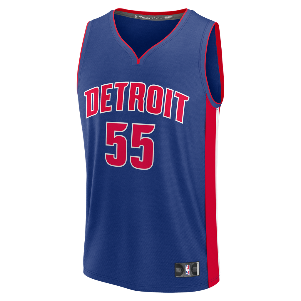 Duncan Robinson Detroit Pistons Fanatics Fast Break Jersey - Icon Edition - Blue