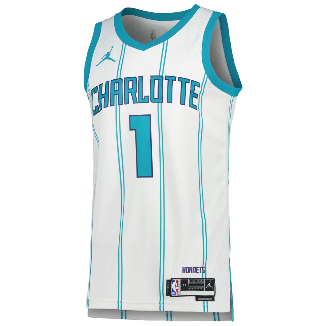LaMelo Ball Charlotte Hornets Jordan Brand Unisex Swingman Jersey - Icon Edition - Teal
