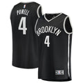 Drake Powell Brooklyn Nets Fanatics Youth Fast Break Replica Jersey - Black - Icon Edition