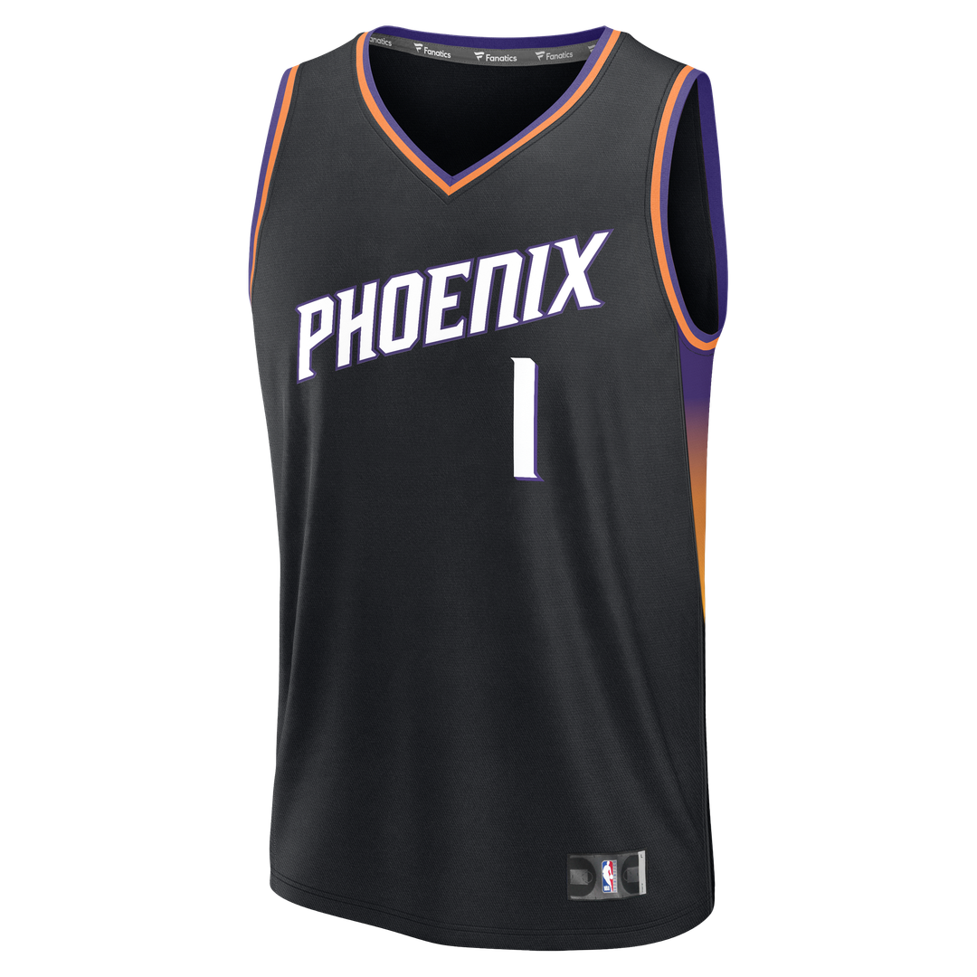 Devin Booker Phoenix Suns Fanatics Fast Break Jersey - Statement Edition - Black