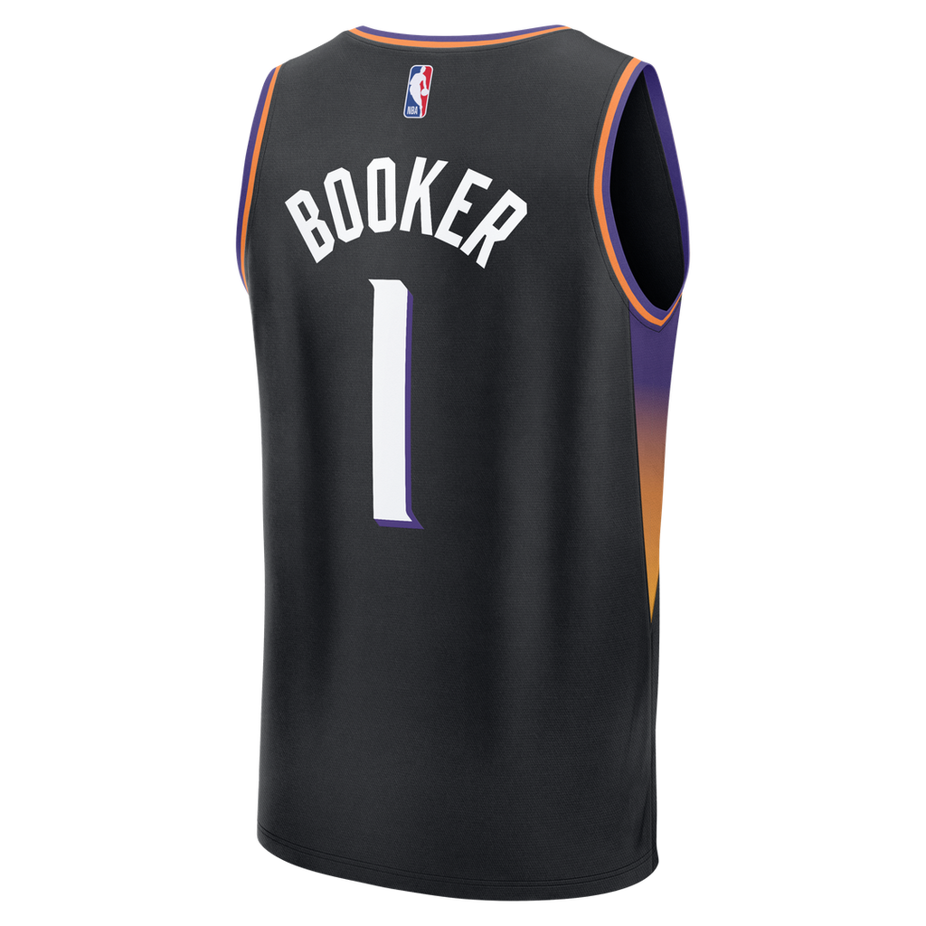 Devin Booker Phoenix Suns Fanatics Youth  Fast Break Jersey - Statement Edition - Black
