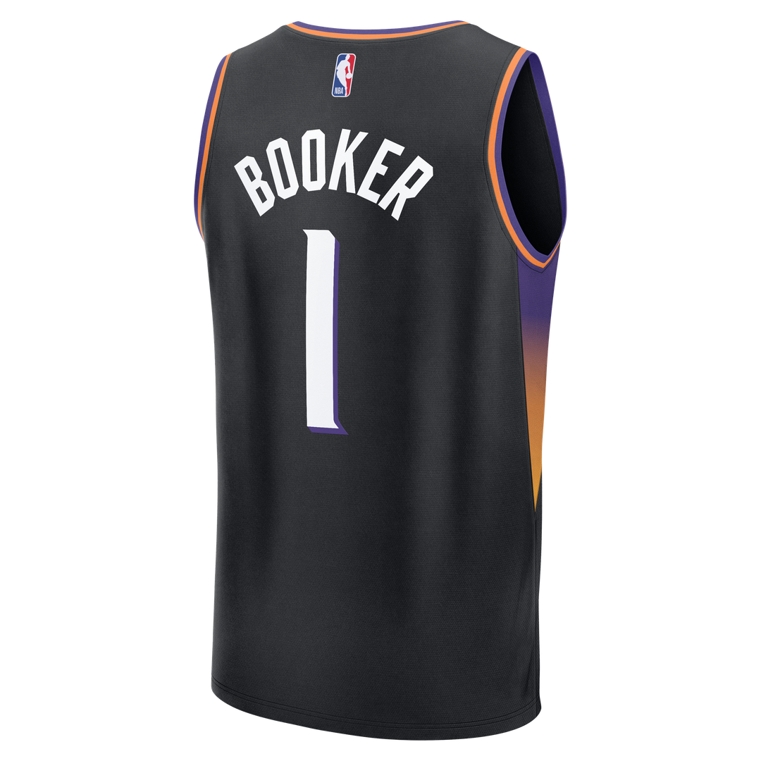 Devin Booker Phoenix Suns Fanatics Youth  Fast Break Jersey - Statement Edition - Black