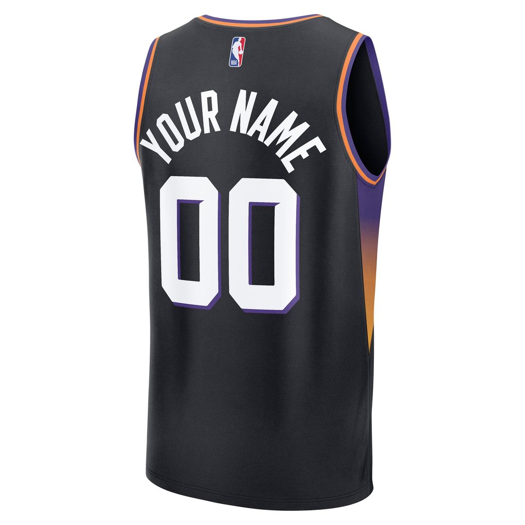 Phoenix Suns Fanatics Youth Fast Break Custom Replica Jersey - Purple  - Icon Edition