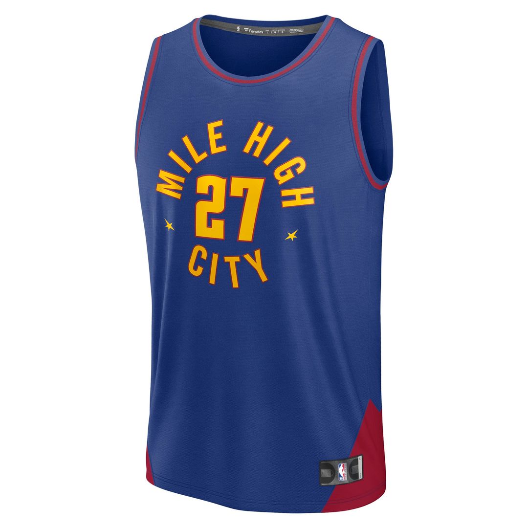 Jamal Murray Denver Nuggets Fanatics Fast Break Replica Player Jersey - Statement Edition - Blue