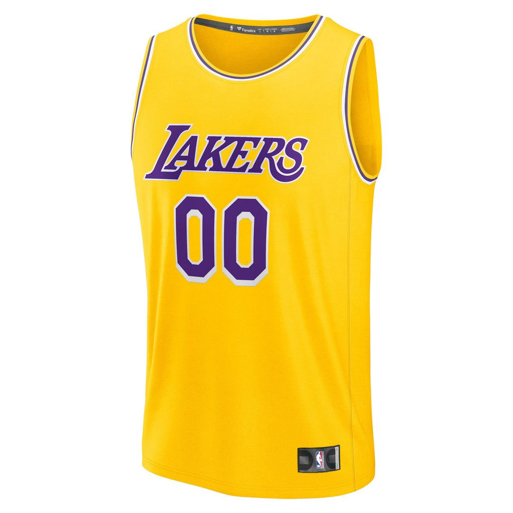 Los Angeles Lakers Fanatics Fast Break Custom Replica Jersey - Association Edition  - White