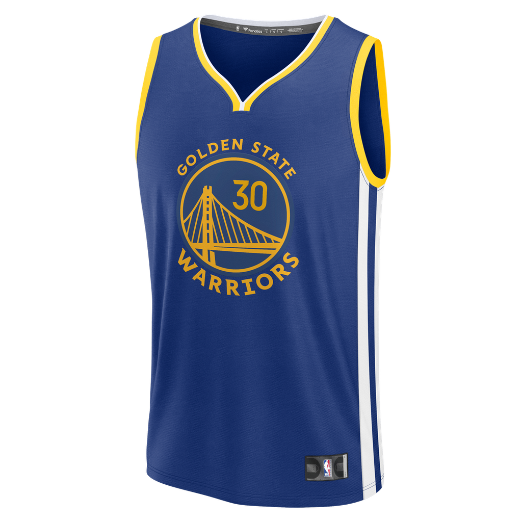 Stephen Curry Golden State Warriors Fanatics Fast Break Replica Jersey - Icon Edition - Royal