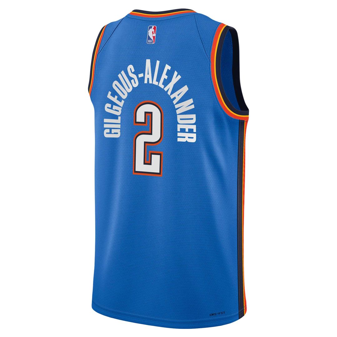 Shai Gilgeous-Alexander Oklahoma City Thunder Nike Youth Swingman Jersey - Icon Edition - Blue