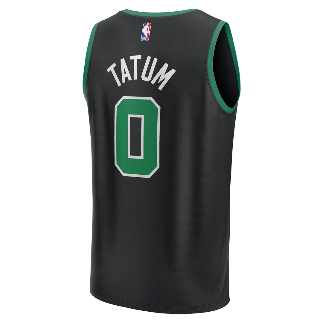Jayson Tatum Boston Celtics Fanatics Youth Fast Break Replica Player Jersey - Statement Edition - Black