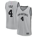 De'Aaron Fox San Antonio Spurs Fanatics Youth  Fast Break Jersey - Statement Edition - Silver