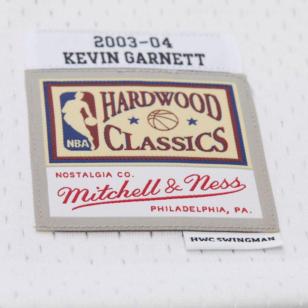 Kevin Garnett Minnesota Timberwolves Mitchell & Ness Hardwood Classics Swingman Jersey - White