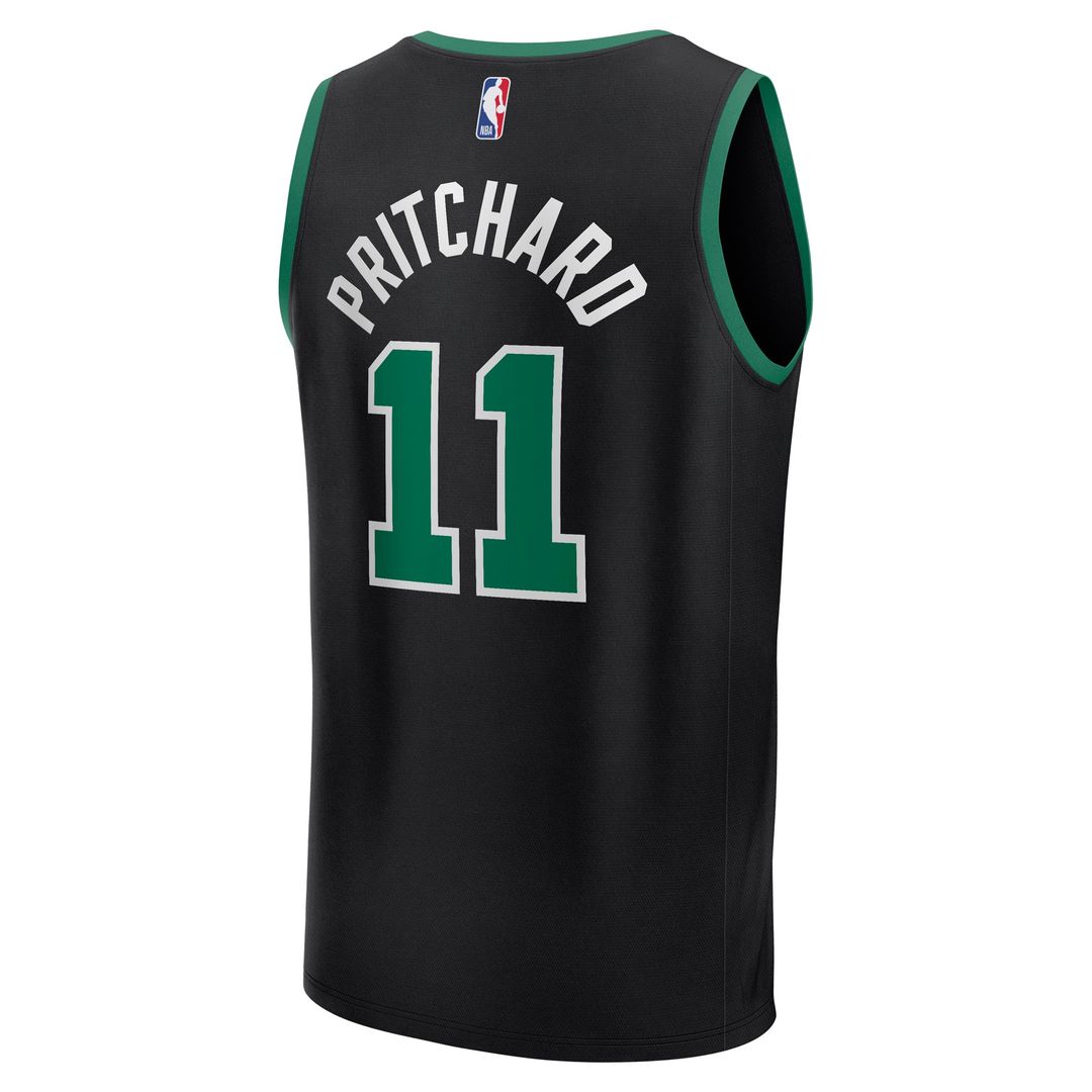 Payton Pritchard Boston Celtics Fanatics Fast Break Replica Player Jersey - Statement Edition - Black