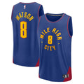 Peyton Watson Denver Nuggets Fanatics Fast Break Replica Player Jersey - Statement Edition - Blue