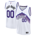 Utah Jazz Fanatics Youth Fast Break Replica Custom Jersey - Association Edition