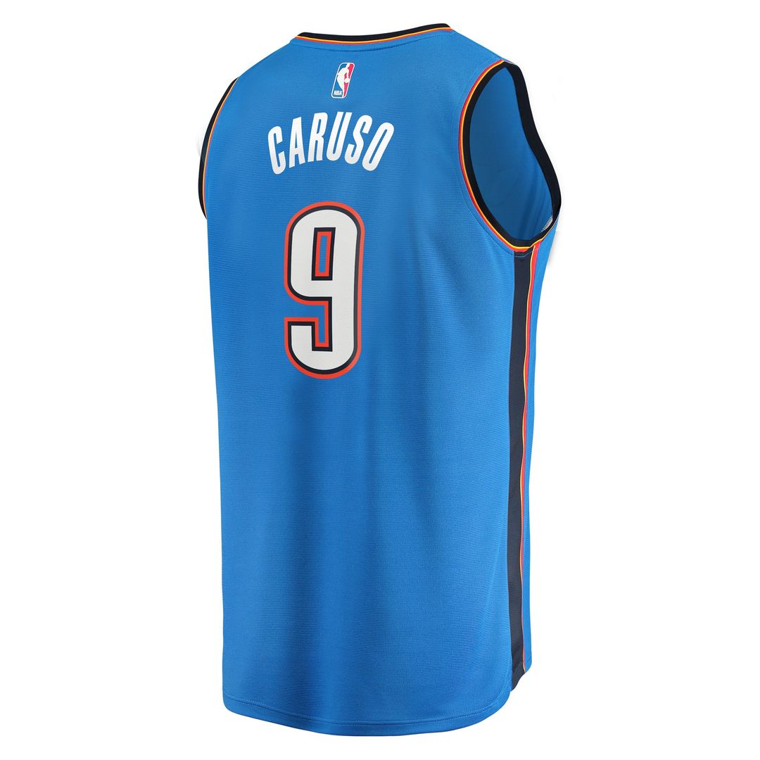Alex Caruso Oklahoma City Thunder Fanatics Fast Break Replica Player Jersey - Icon Edition - Blue