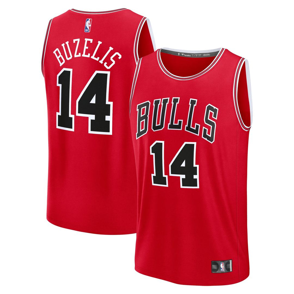 Matas Buzelis Chicago Bulls Fanatics Youth Fast Break Replica Player Jersey - Icon Edition - Red