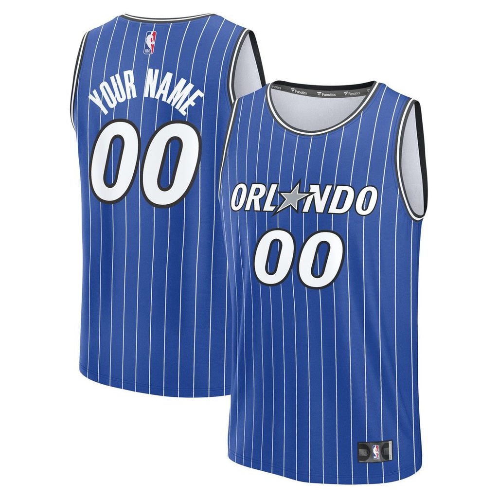 Orlando Magic Fanatics Youth Fast Break Replica Custom Jersey - Icon Edition - Blue