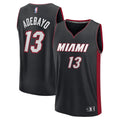 Bam Adebayo Miami Heat Fanatics Youth Fast Break Replica Player Jersey - Black - Icon Edition