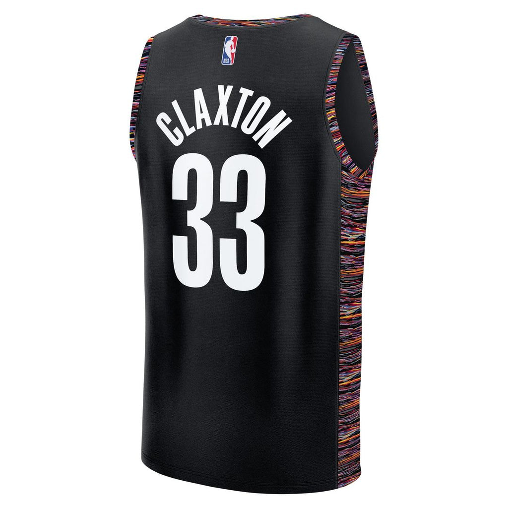 Nic Claxton Brooklyn Nets Fanatics 2025/26 City Edition Fast Break Jersey - Black