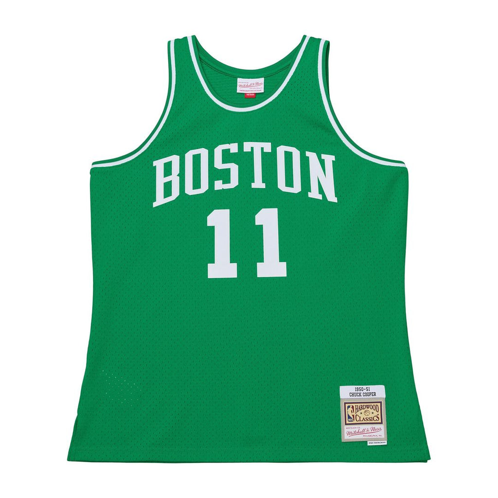 Chuck Cooper Boston Celtics Mitchell & Ness 1950-51 Pioneers Swingman Jersey - Kelly Green