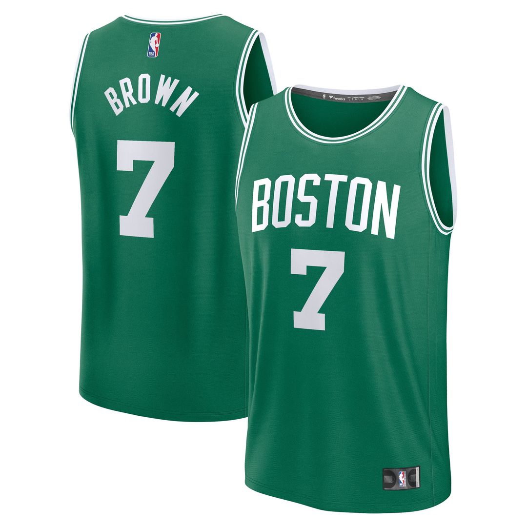 Jaylen Brown Boston Celtics Fanatics Fast Break Replica Player Jersey - Icon Edition - Kelly Green