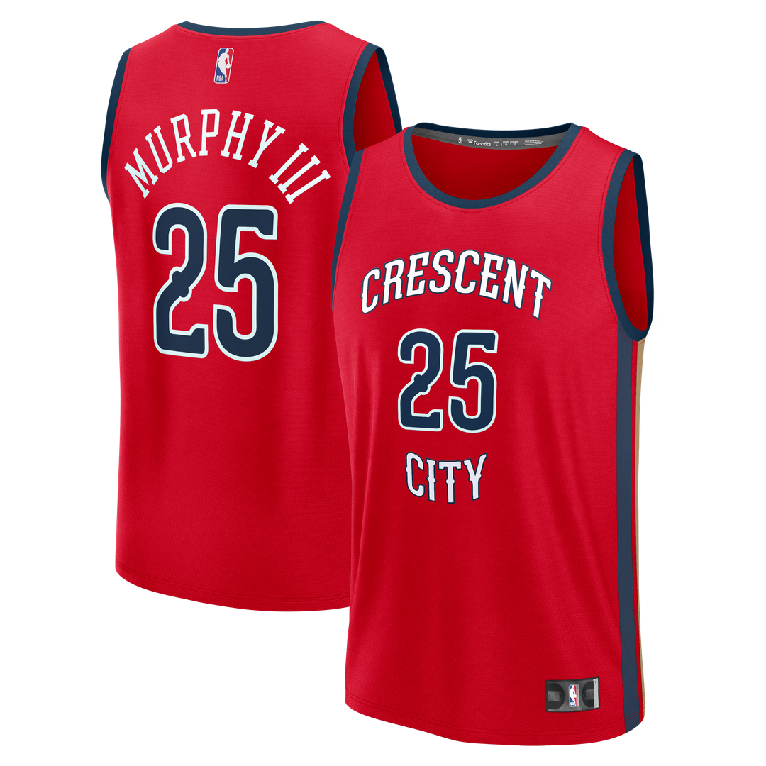 Trey Murphy III New Orleans Pelicans Fanatics Fast Break Replica Player Jersey - Statement Edition - Red