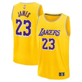 LeBron James Los Angeles Lakers Fanatics Youth Fast Break Replica Player Jersey - Icon Edition - Gold