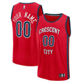 New Orleans Pelicans Fanatics Youth Fast Break Custom Replica Jersey - Red  - Statement Edition
