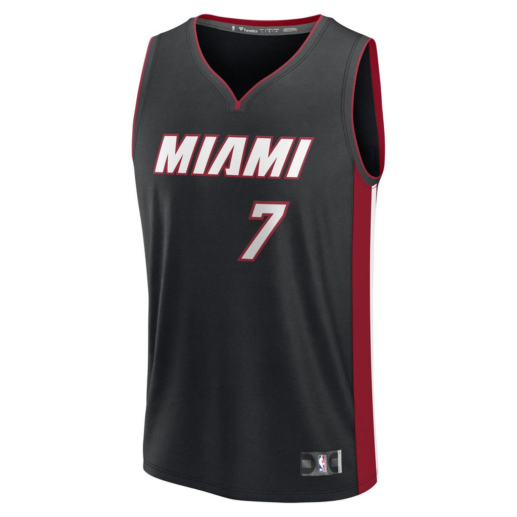 Kel'el Ware Miami Heat Fanatics Youth Fast Break Replica Player Jersey - Icon Edition - Black