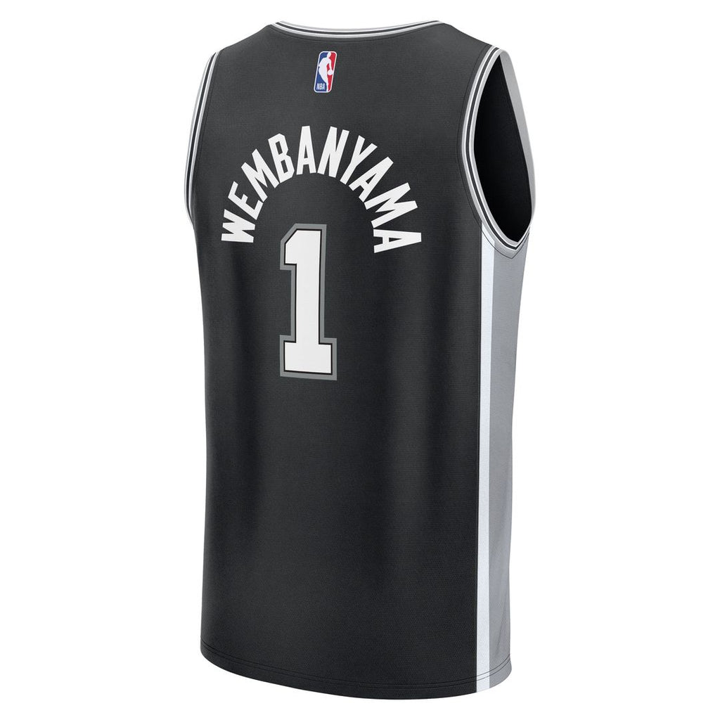 Victor Wembanyama San Antonio Spurs Fanatics Fast Break Replica Player Jersey - Icon Edition - Black