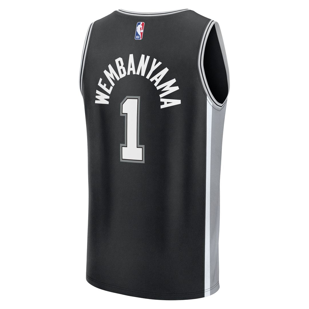 Victor Wembanyama San Antonio Spurs Fanatics Fast Break Replica Player Jersey - Icon Edition - Black