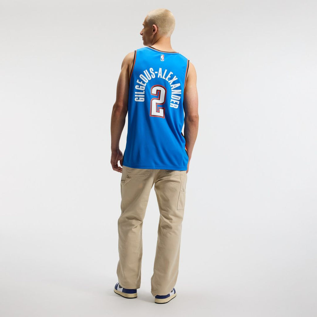 Shai Gilgeous-Alexander Oklahoma City Thunder Fanatics Fast Break Replica Player Jersey - Icon Edition - Blue