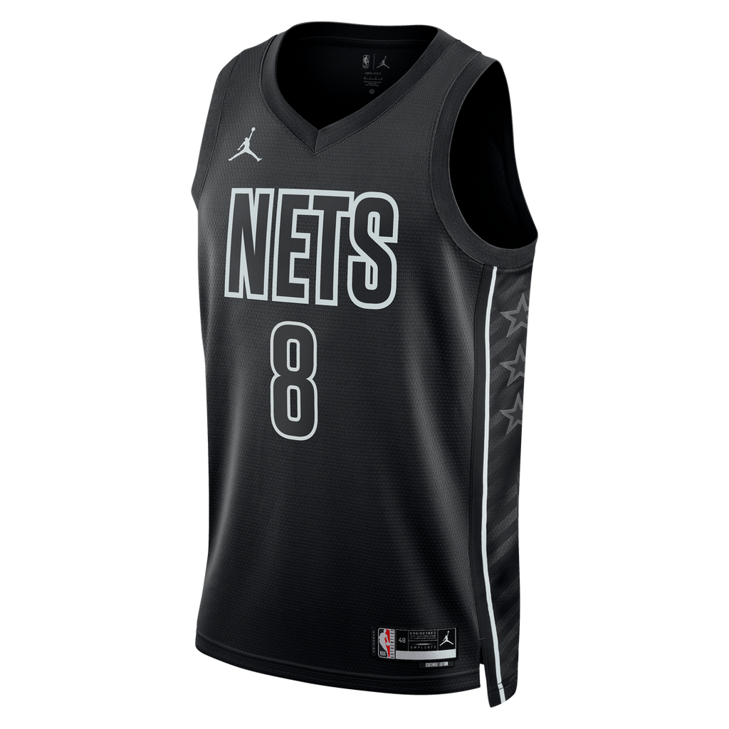 Egor Dëmin Brooklyn Nets Jordan Brand Unisex  Swingman Jersey - Statement Edition - Black