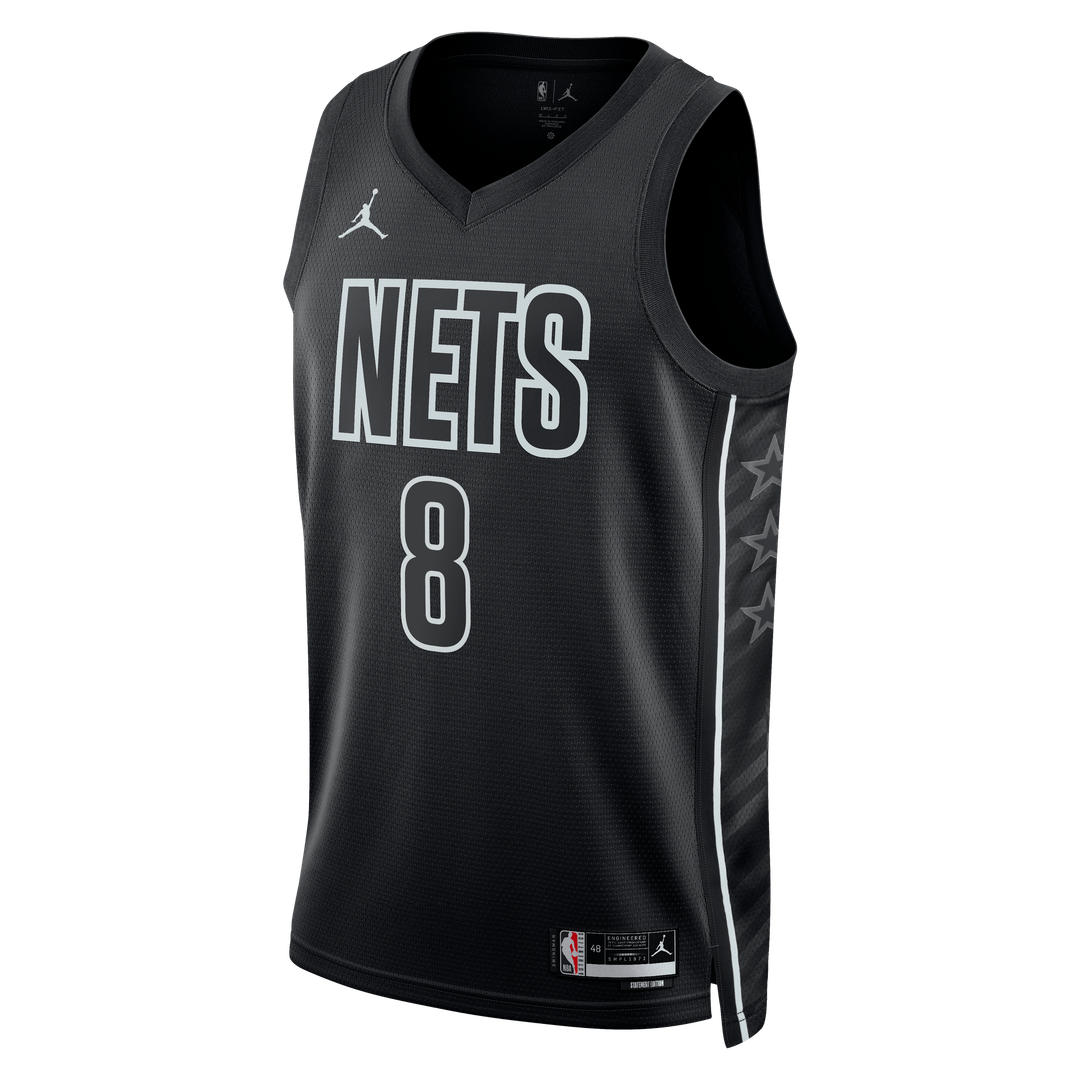 Egor Dëmin Brooklyn Nets Jordan Brand Unisex  Swingman Jersey - Statement Edition - Black