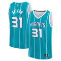Tidjane Salaun Charlotte Hornets Fanatics 2024 NBA Draft Fast Break Player Jersey - Icon Edition - Teal