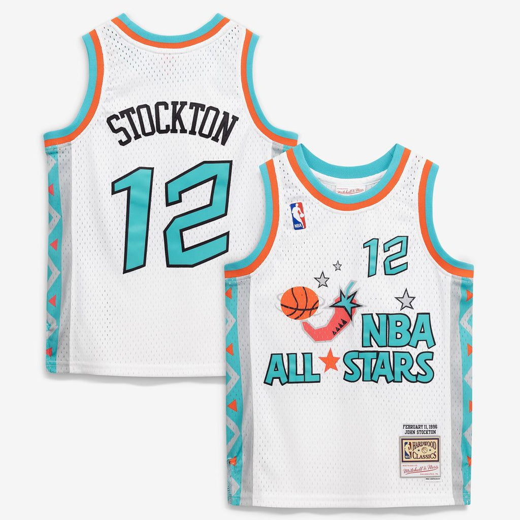 John Stockton 1996 NBA All-Star Game Mitchell & Ness Youth Hardwood Classics Swingman Jersey - White