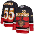 Dikembe Mutombo Atlanta Hawks Mitchell & Ness Unisex Maxxed Out Fashion Hockey Jersey - Red