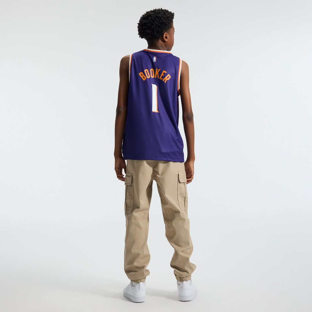 Devin Booker Phoenix Suns Fanatics Youth Fast Break Replica Player Jersey - Icon Edition - Purple
