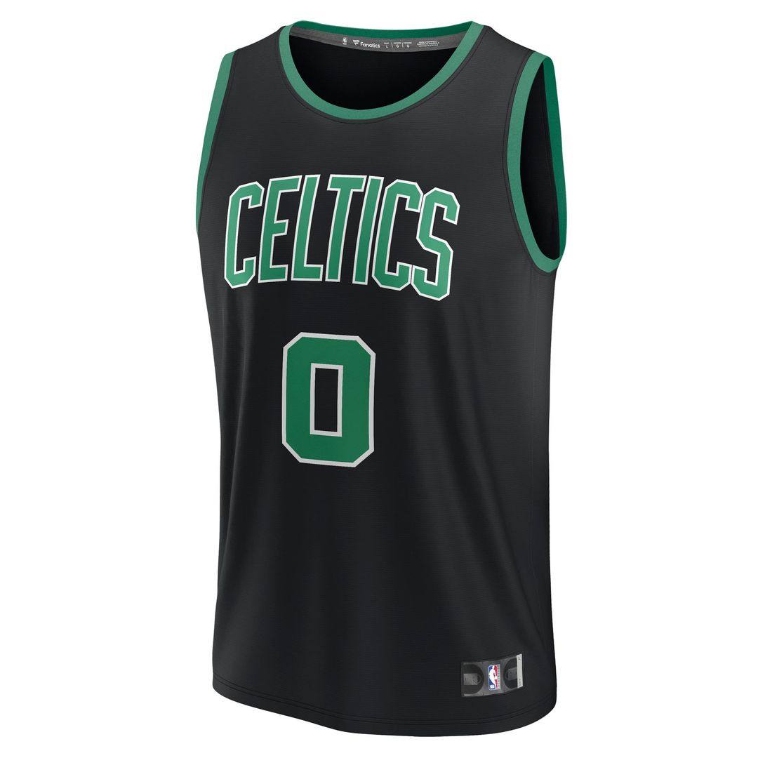 Jayson Tatum Boston Celtics Fanatics Youth Fast Break Replica Player Jersey - Statement Edition - Black