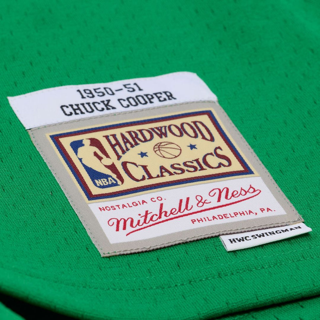 Chuck Cooper Boston Celtics Mitchell & Ness 1950-51 Pioneers Swingman Jersey - Kelly Green