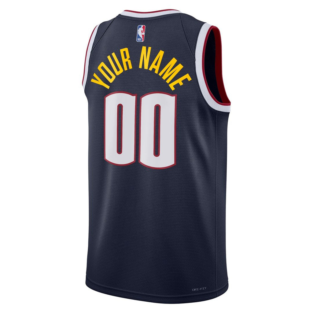 Denver Nuggets Nike Unisex Swingman Custom Jersey White - Association Edition
