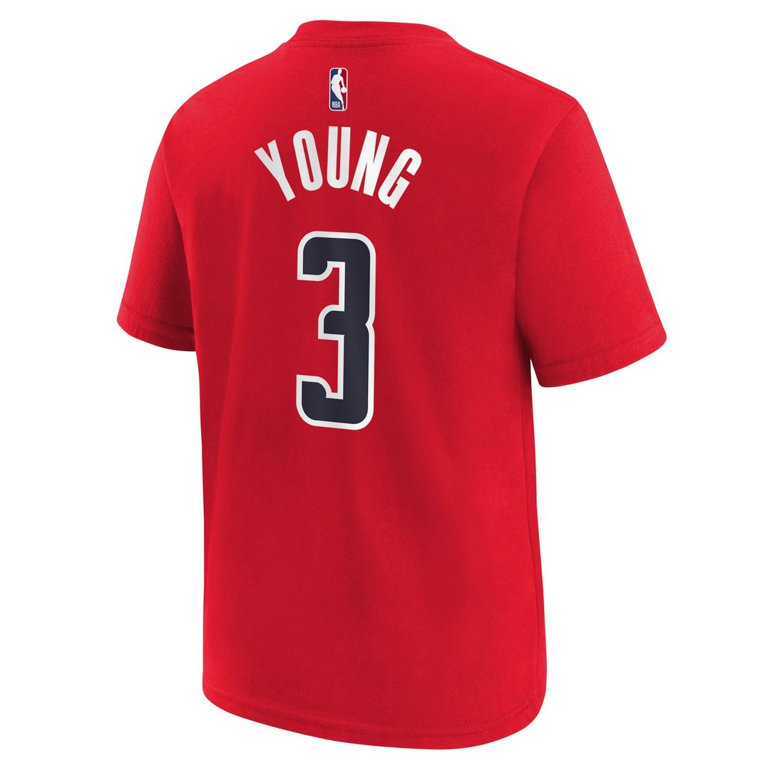 Trae Young Washington Wizards Nike Youth 2026 Name & Number T-Shirt - Red