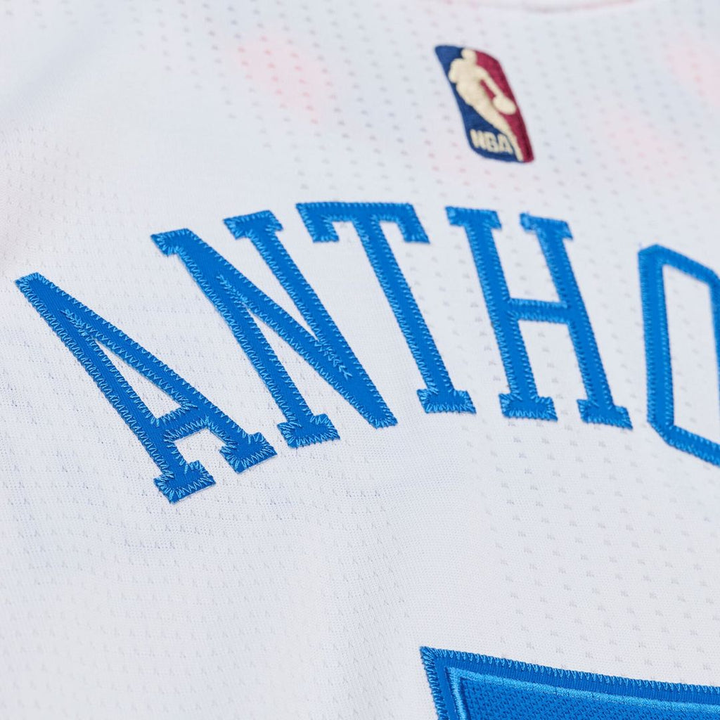 Carmelo Anthony New York Knicks Mitchell & Ness 2015-16 Hardwood Classics Authentic Jersey - White