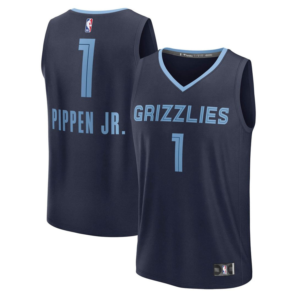 Scotty Pippen Jr. Memphis Grizzlies Fanatics Fast Break Replica Player Jersey - Icon Edition - Navy