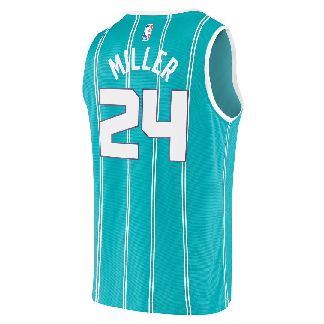 Brandon Miller Charlotte Hornets Fanatics  Fast Break Replica Jersey - Icon Edition - Teal