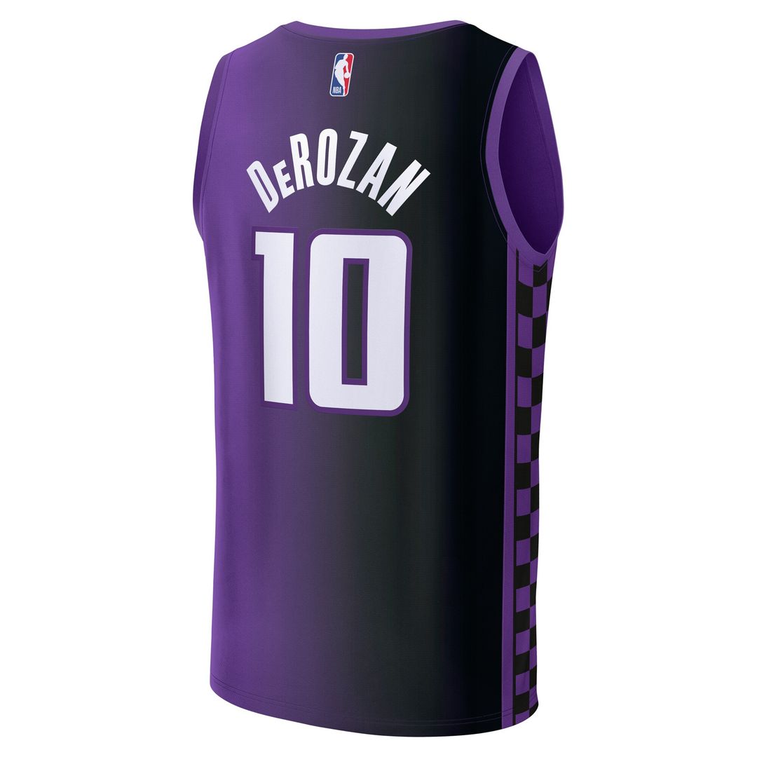 DeMar DeRozan Sacramento Kings Fanatics Youth Fast Break Replica Player Jersey - Statement Edition - Purple