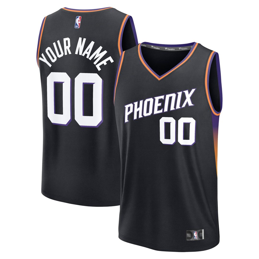 Phoenix Suns Fanatics Youth Fast Break Custom Replica Jersey - Purple  - Icon Edition