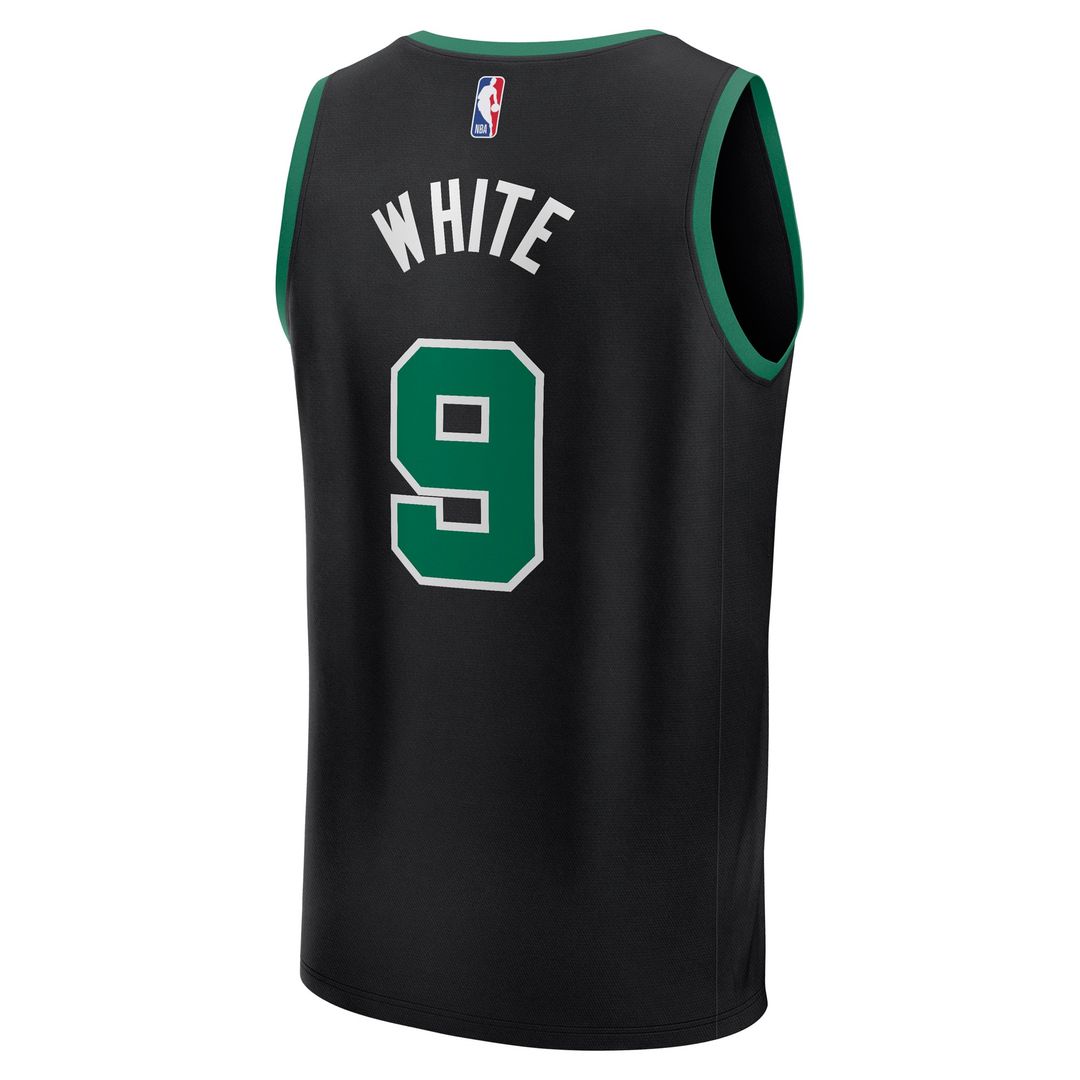 Derrick White Boston Celtics Fanatics Fast Break Replica Player Jersey - Statement Edition - Black