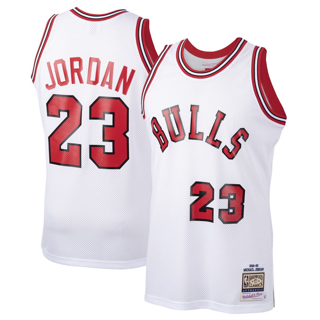 Michael Jordan Chicago Bulls Mitchell & Ness 1984/85 Hardwood Classics Rookie Authentic Jersey - Red