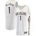Zion Williamson New Orleans Pelicans Fanatics Replica Fast Break Jersey White - Association Edition