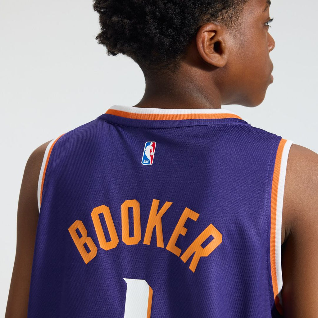 Devin Booker Phoenix Suns Fanatics Youth Fast Break Replica Player Jersey - Icon Edition - Purple